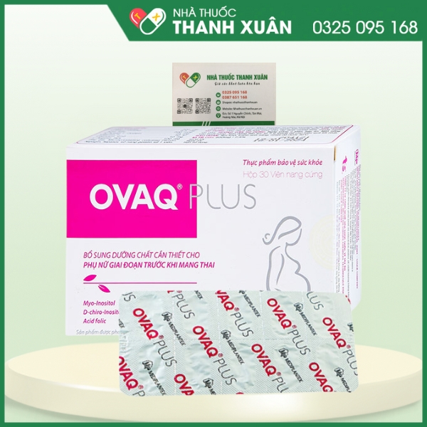 OVAQ PLUS - Bổ sung dưỡng chất cần thiết cho phụ nữ trước mang thai